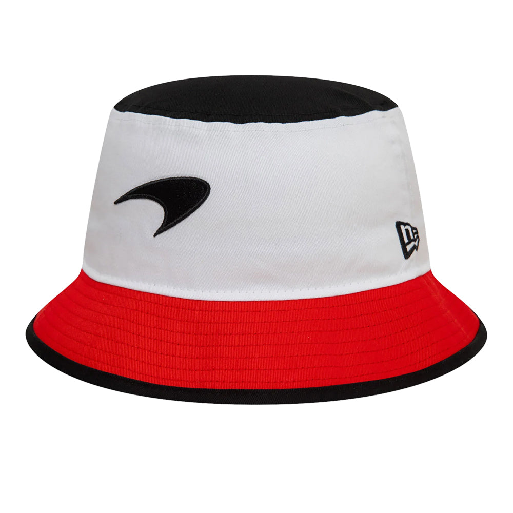 2024 McLaren Monaco Tapered Bucket Hat (White) Medium