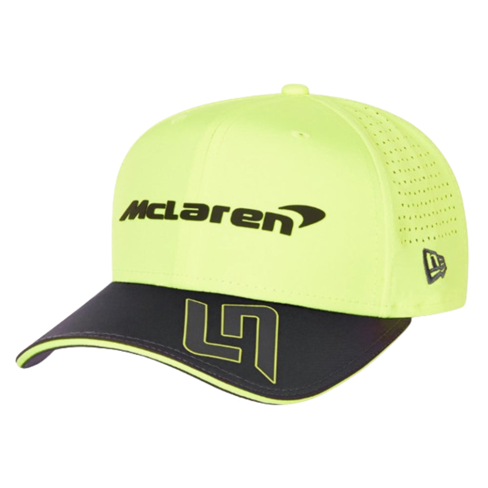 2024 McLaren Silverstone Lando Norris 9FIFTY Stretch Snap Cap Neon Yellow