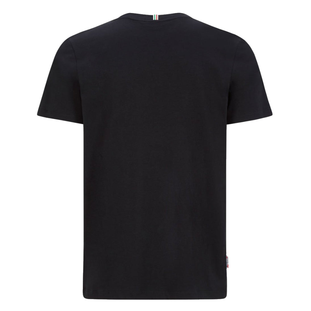 2023 Ferrari FW Mens Scuderia Logo Tee (Black)_1