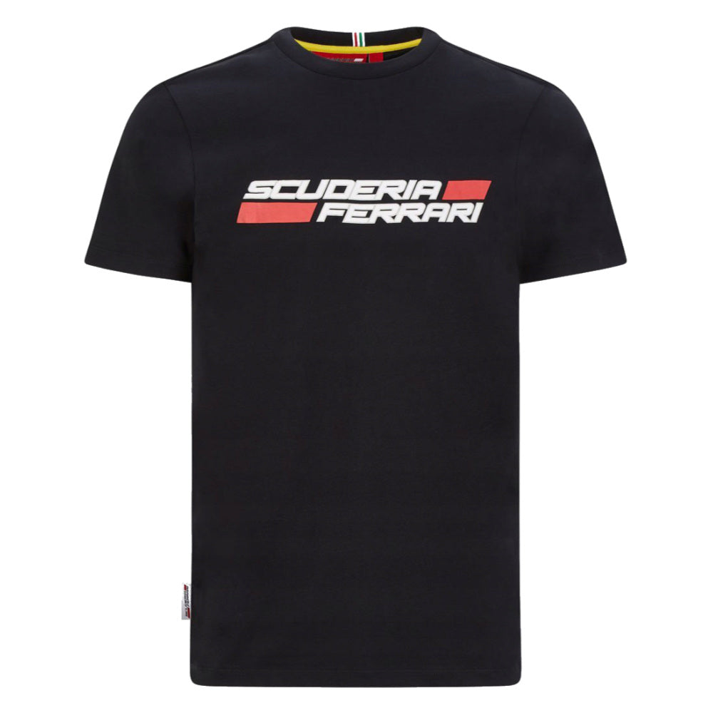 2023 Ferrari FW Mens Scuderia Logo Tee (Black)_0