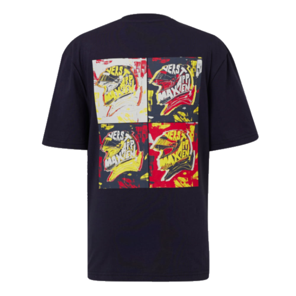 2024 Red Bull Racing Max Verstappen Pop Art Oversized T-Shirt (Kids)_1