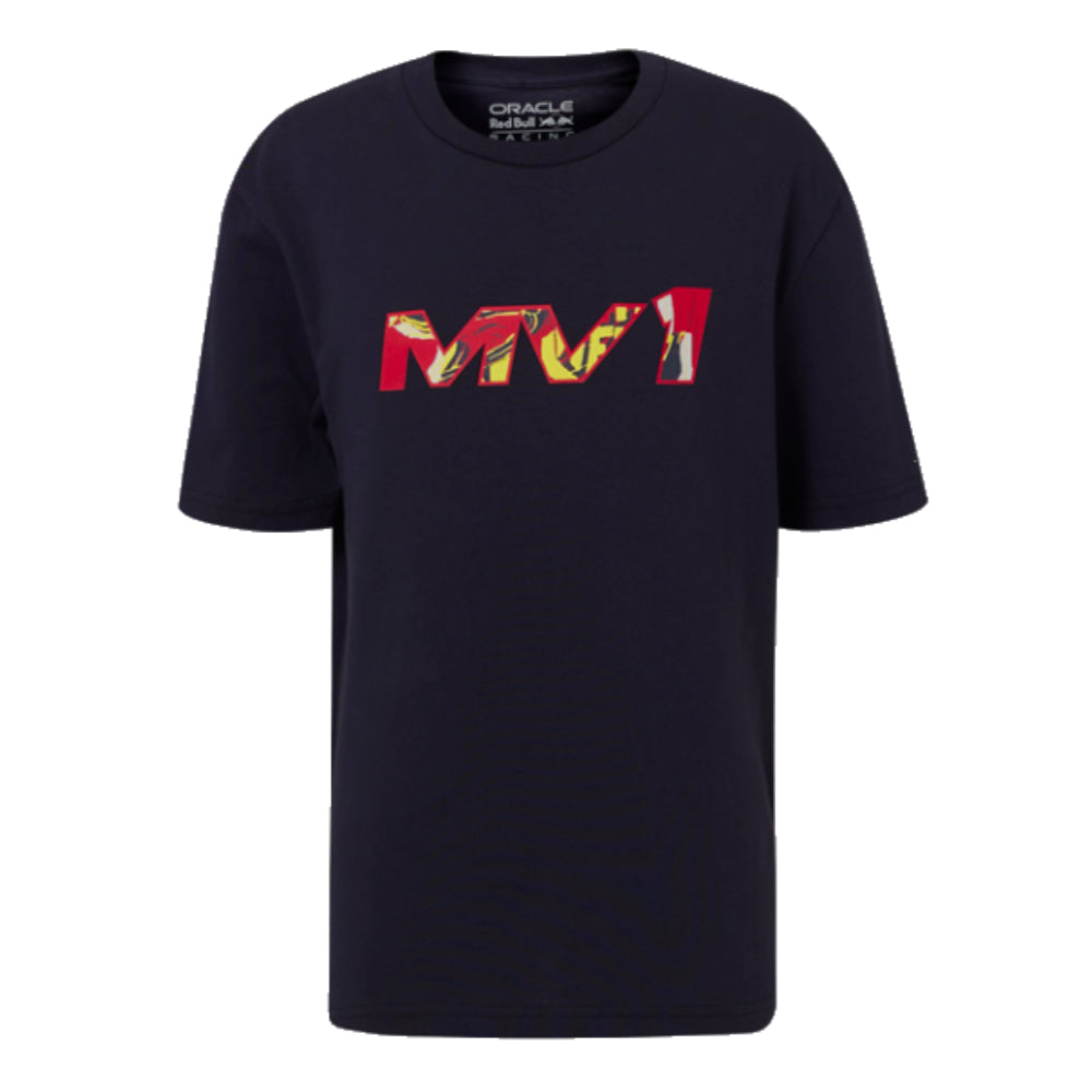 2024 Red Bull Racing Max Verstappen Pop Art Oversized T-Shirt (Kids)_0