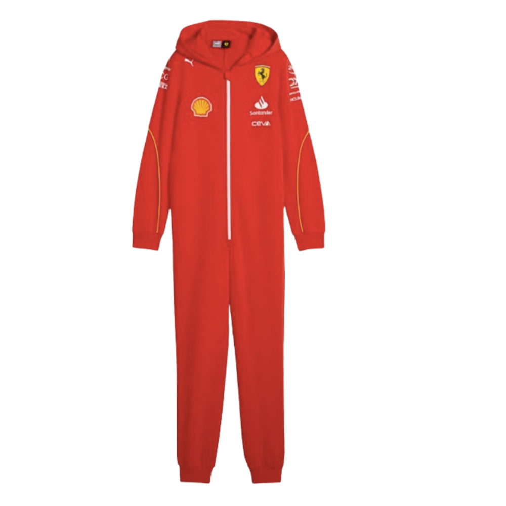 2024 Scuderia Ferrari Team Onesie (Red) - Kids_0