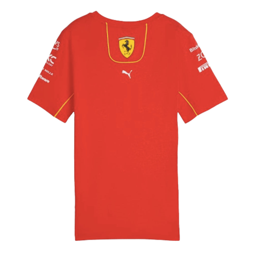 2024 Scuderia Ferrari Team T-Shirt (Red) - Womens_1