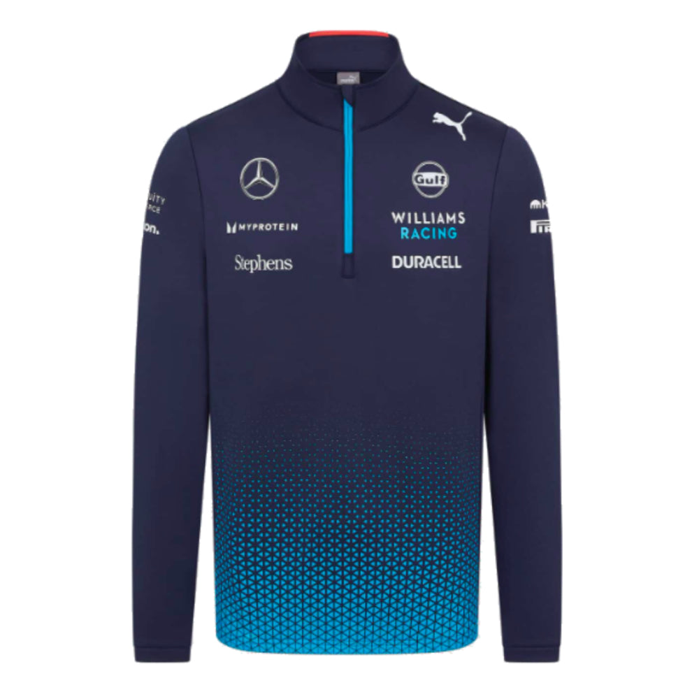 2024 Williams Racing Half Zip Midlayer (Navy)_0