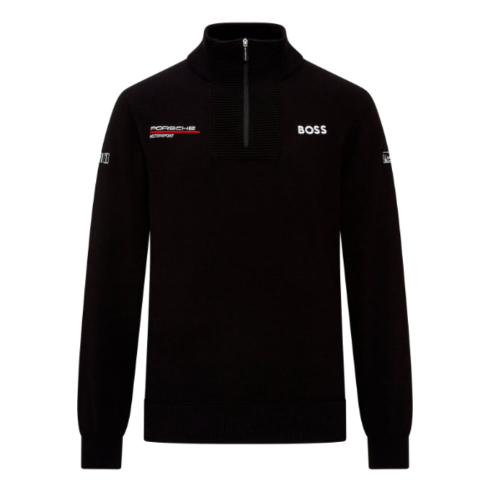 2024 Porsche Motorsport Collection Team Knitted Jumper Black_0