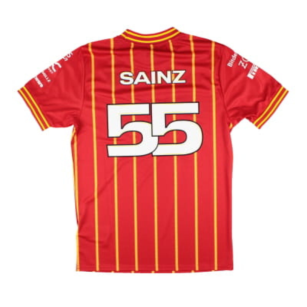2024 Ferrari Team Soccer Jersey - Carlos Sainz Jr_0