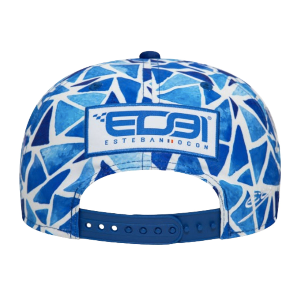 2024 Alpine Esteban Ocon Barcelona 9FIFTY Cap (Blue Azure)_2