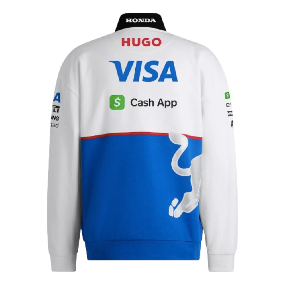 2024 Visa Cash App RB Half-Zip Sweatshirt (White)_1