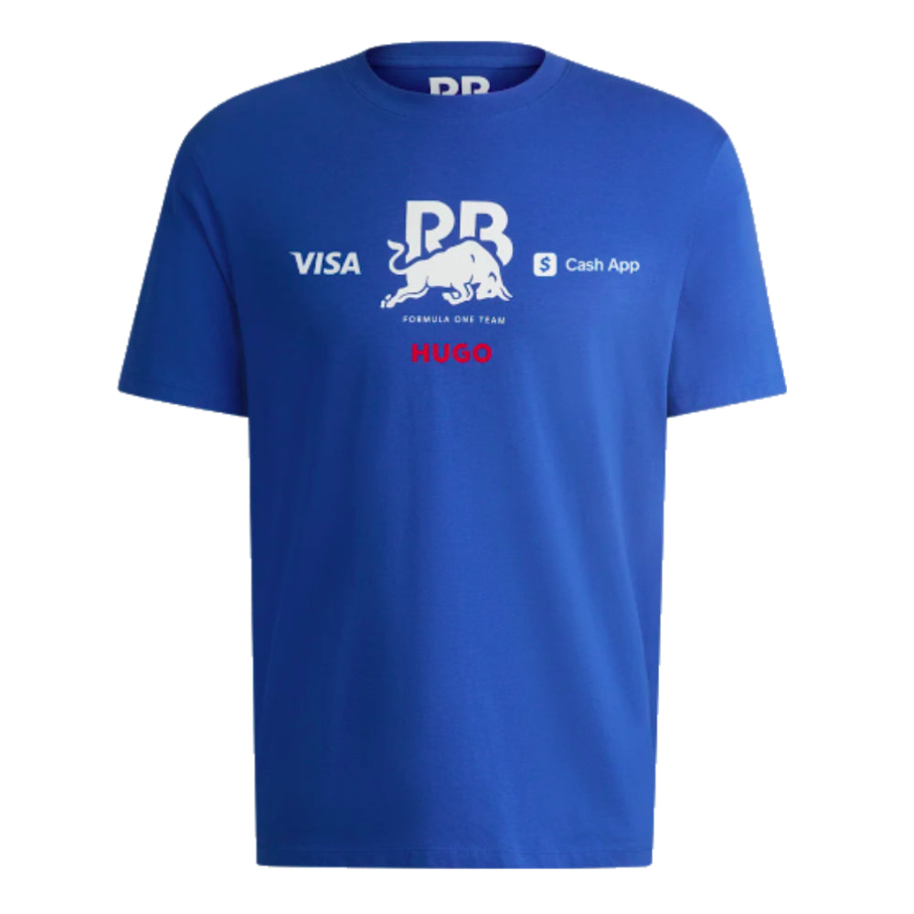 2024 Visa Cash App RB Yuki Tsunoda Driver T-Shirt (Blue)_1