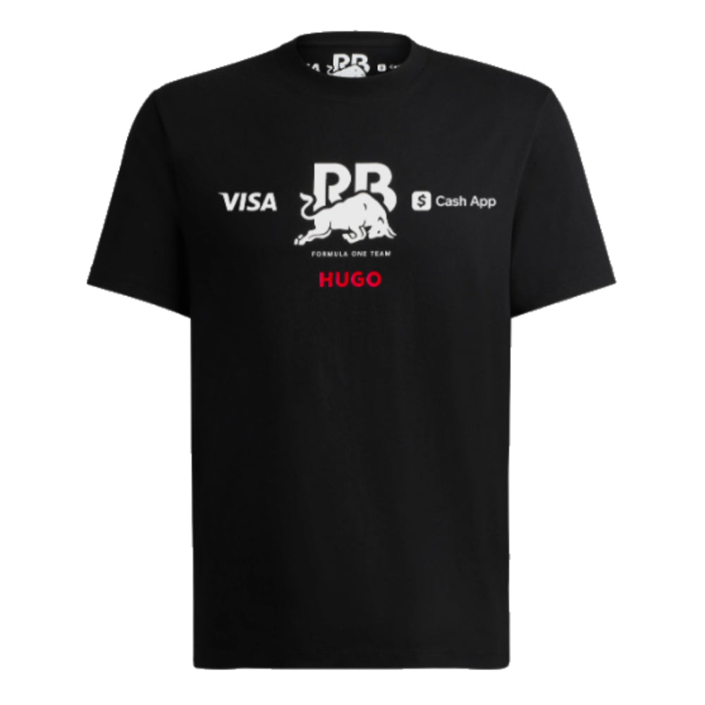 2024 Visa Cash App RB Yuki Tsunoda Driver T-Shirt (Black)_1