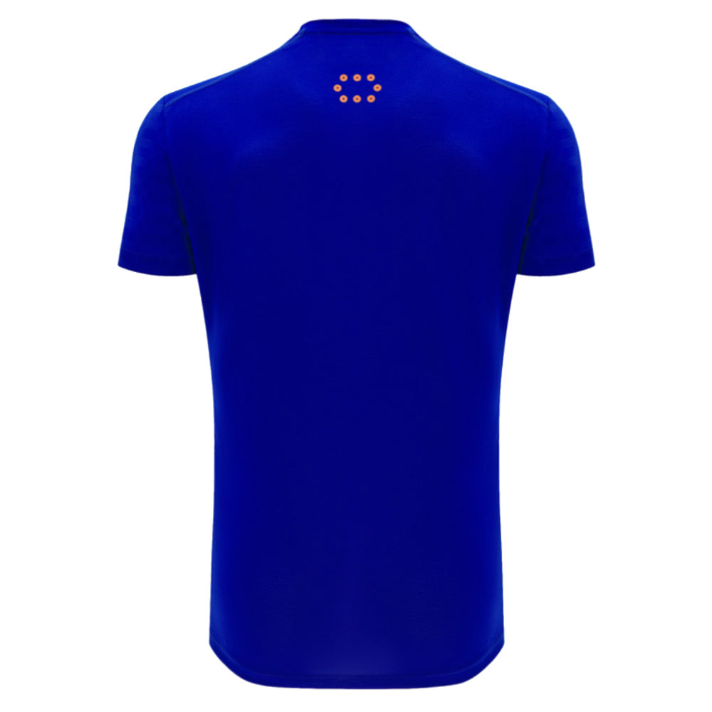 2025 Lamborghini Poly T-Shirt Blue/Orange_2