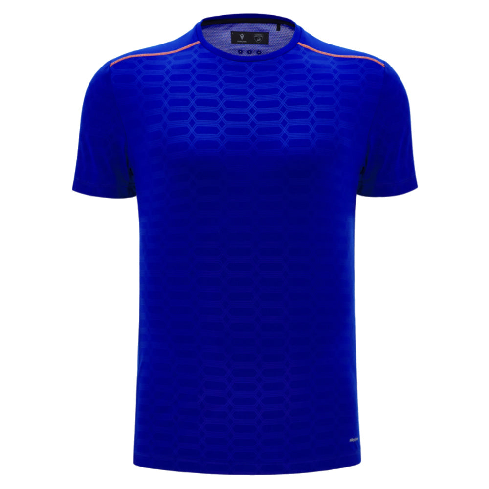 2025 Lamborghini Poly T-Shirt Blue/Orange_0