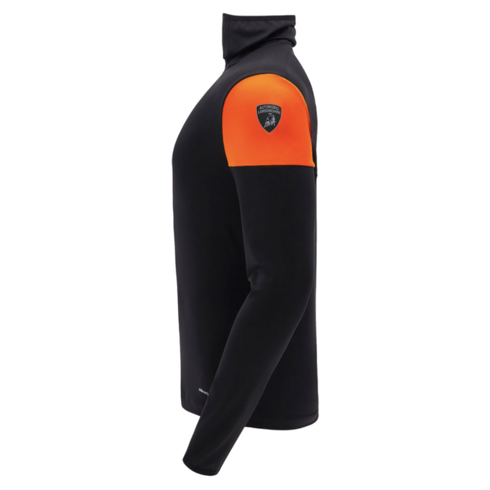 2025 Lamborghini High Neck Top Black/Orange_3