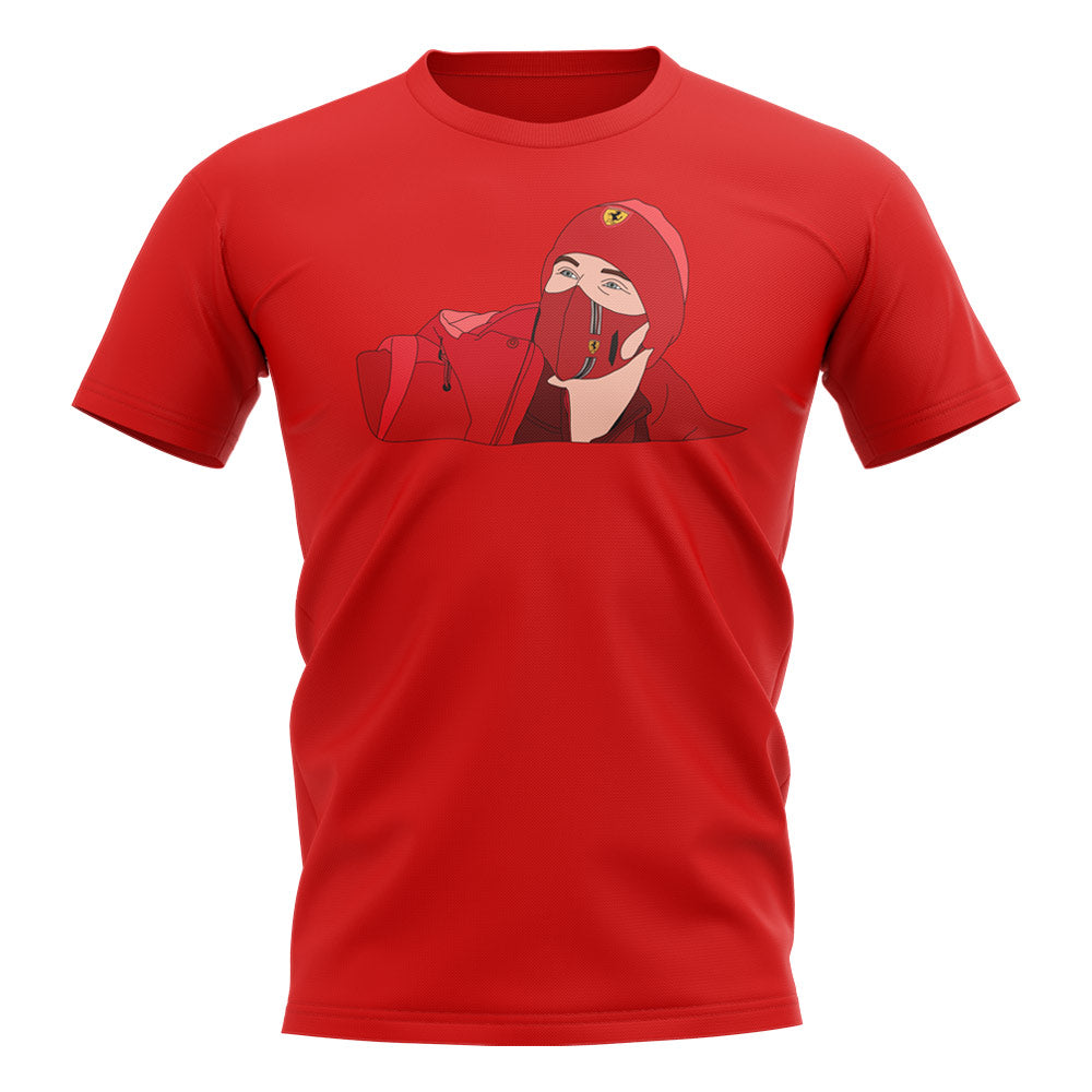 Mick Schumacher 2021 Ferrari Test T-Shirt (Red)