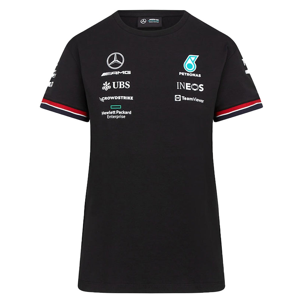 2022 Mercedes Driver Tee (Black) - Womens