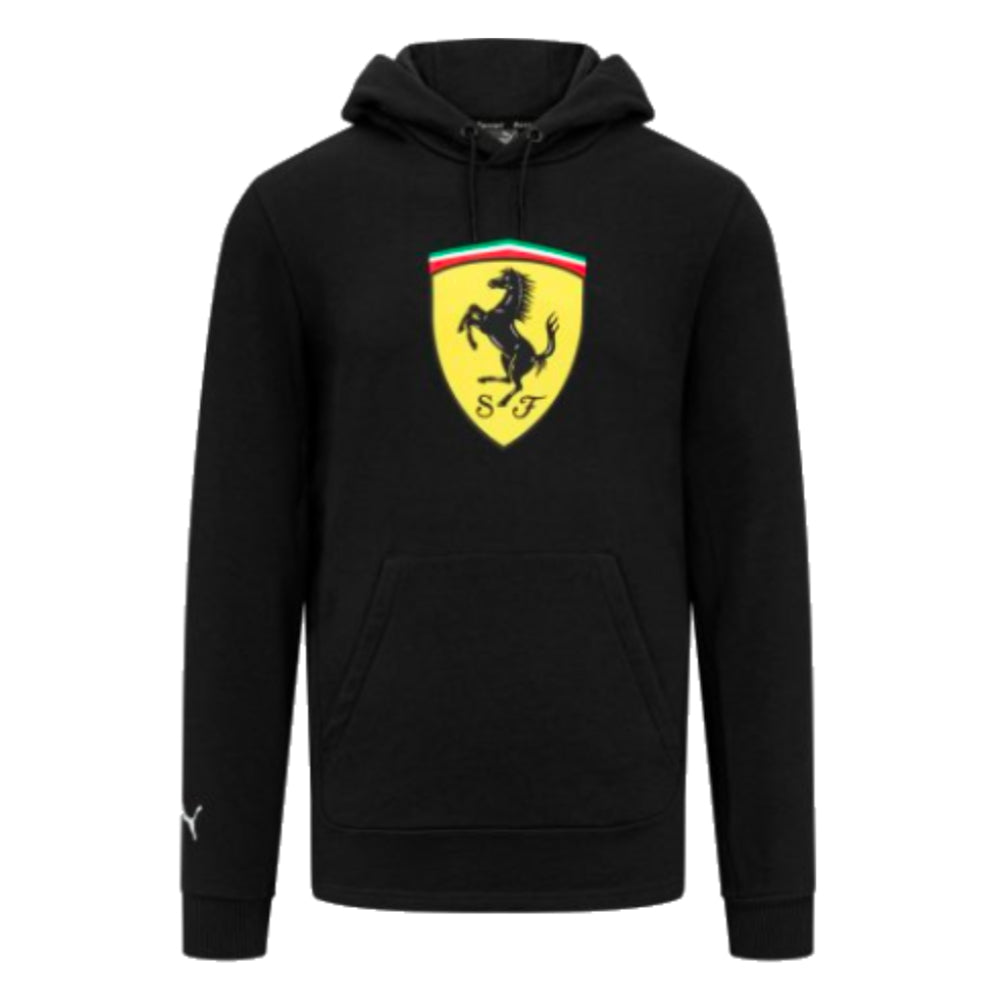 2023 Ferrari Fanwear Big Shield Hoodie (Black)_0